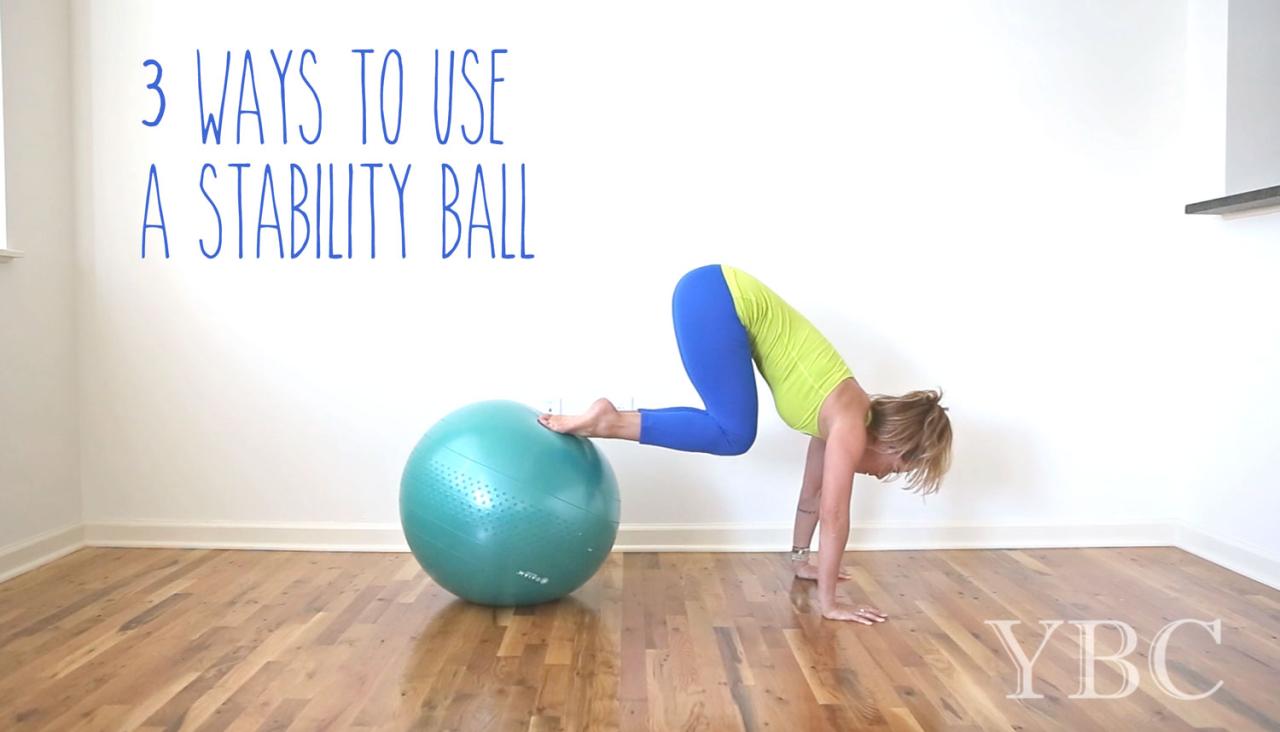 3 Ways to Use a Stability Ball — YOGABYCANDACE 3 Ways to Use a Stability Ball — YOGABYCANDACE